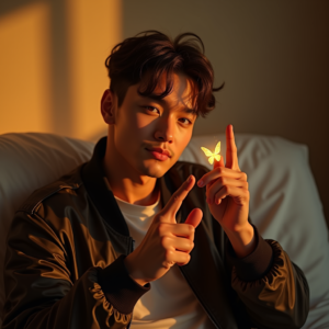 Viral Posts — Young Man In A Bomber Jacket Social Media #0078 (Gemini)