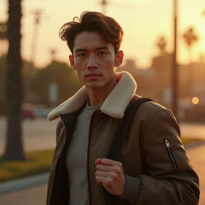 Viral Posts — Young Man In A Bomber Jacket Social Media #0174 (Gemini)