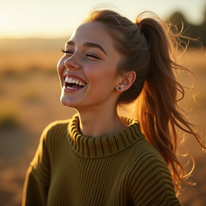 Viral Posts — Young Woman With A High Ponytail Social Media #0007 (ChatGPT)