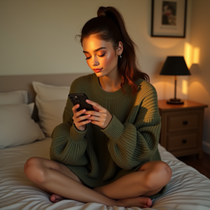 Viral Posts — Young Woman With A High Ponytail Social Media #0103 (ChatGPT)