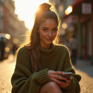 Viral Posts — Young Woman With A High Ponytail Social Media #0139 (ChatGPT)