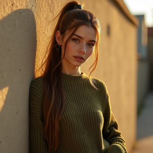 Viral Posts — Young Woman With A High Ponytail Social Media #0157 (Dreamina)