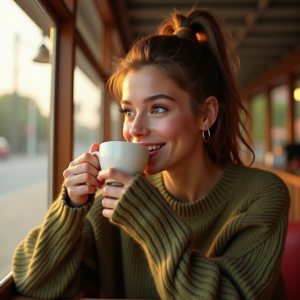 Viral Posts — Young Woman With A High Ponytail Social Media #0163 (ChatGPT)