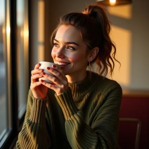 Viral Posts — Young Woman With A High Ponytail Social Media #0226 (Ideogram)