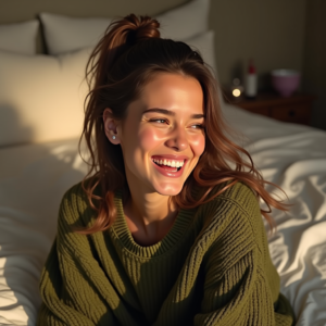 Viral Posts — Young Woman With A High Ponytail Social Media #0286 (Ideogram)