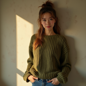 Viral Posts — Young Woman With A High Ponytail Social Media #0292 (FLUX)