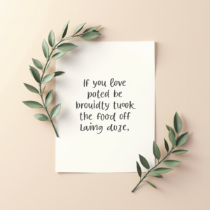 Wall Art — Cozy Hand-lettered Quote Framed By Minimal Printable / Etsy #0062 (Gemini)