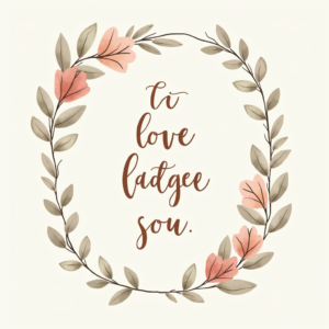Wall Art — Cozy Hand-lettered Quote Framed By Minimal Printable / Etsy #0224 (Seedream)