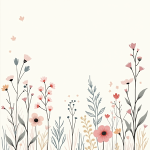 Wall Art — Delicate Line-art Bouquet Of Wildflowers With Printable / Etsy #0007 (Leonardo)