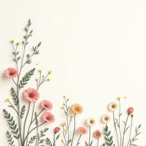 Wall Art — Delicate Line-art Bouquet Of Wildflowers With Printable / Etsy #0025 (Krea)