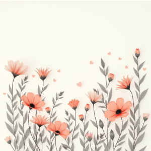 Wall Art — Delicate Line-art Bouquet Of Wildflowers With Printable / Etsy #0073 (Krea)