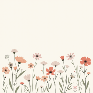 Wall Art — Delicate Line-art Bouquet Of Wildflowers With Printable / Etsy #0079 (Leonardo)