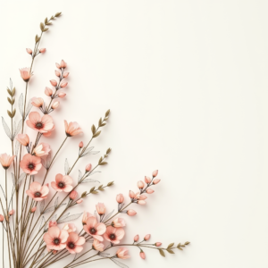 Wall Art — Delicate Line-art Bouquet Of Wildflowers With Printable / Etsy #0097 (Krea)