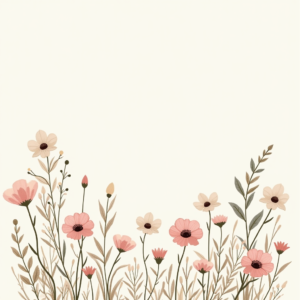 Wall Art — Delicate Line-art Bouquet Of Wildflowers With Printable / Etsy #0300 (FLUX)