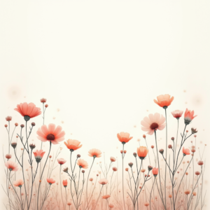 Wall Art — Delicate Line-art Bouquet Of Wildflowers With Printable / Etsy #0318 (Ideogram)