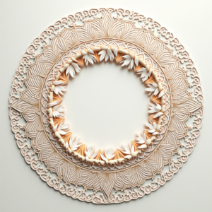 Wall Art — Intricate Mandala Pattern Radiating From A Printable / Etsy #0033 (Dreamina)