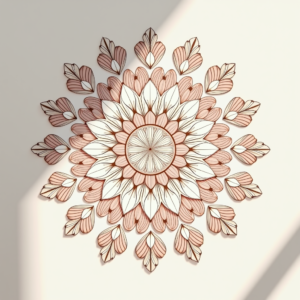 Wall Art — Intricate Mandala Pattern Radiating From A Printable / Etsy #0075 (ChatGPT)