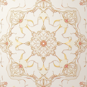 Wall Art — Intricate Mandala Pattern Radiating From A Printable / Etsy #0081 (Dreamina)