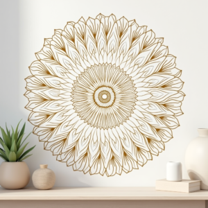 Wall Art — Intricate Mandala Pattern Radiating From A Printable / Etsy #0111 (ChatGPT)