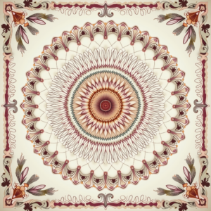 Wall Art — Intricate Mandala Pattern Radiating From A Printable / Etsy #0159 (ChatGPT)