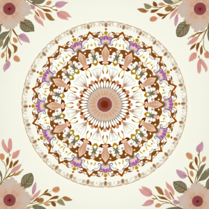 Wall Art — Intricate Mandala Pattern Radiating From A Printable / Etsy #0219 (ChatGPT)