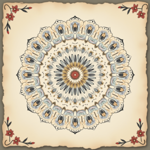 Wall Art — Intricate Mandala Pattern Radiating From A Printable / Etsy #0230 (Gemini)