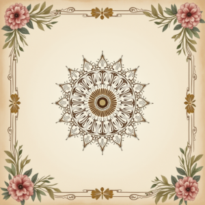 Wall Art — Intricate Mandala Pattern Radiating From A Printable / Etsy #0242 (Gemini)