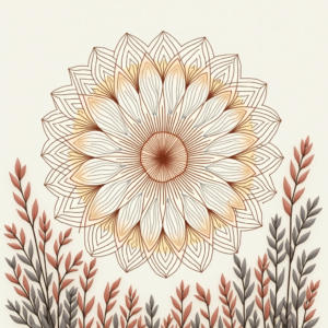 Wall Art — Intricate Mandala Pattern Radiating From A Printable / Etsy #0302 (Gemini)