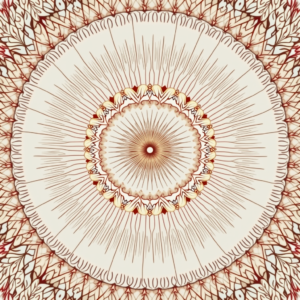 Wall Art — Intricate Mandala Pattern Radiating From A Printable / Etsy #0338 (Gemini)