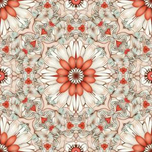 Wall Art — Intricate Mandala Pattern Radiating From A Printable / Etsy #0344 (Seedream)