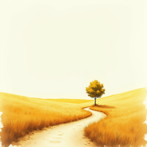 Watercolor — Lone Tree Standing In A Sweeping Illustration Styles #0168 (Stable Diffusion)